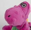 Picture of goDog Just For Me Dinos T-Rex Squeaky Plush Dog Toy, Chew Guard Technology - Pink, Mini