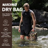 Picture of MARCHWAY Floating Waterproof Dry Bag Backpack 5L/10L/20L/30L/40L, Roll Top Sack Keeps Gear Dry for Kayaking, Rafting, Boating, Swimming, Camping, Hiking, Beach, Fishing (Leaf Camo, 5L)