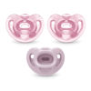 Picture of NUK Comfy Orthodontic Pacifiers, 0-6 Months, 3 count (Pack of 1)