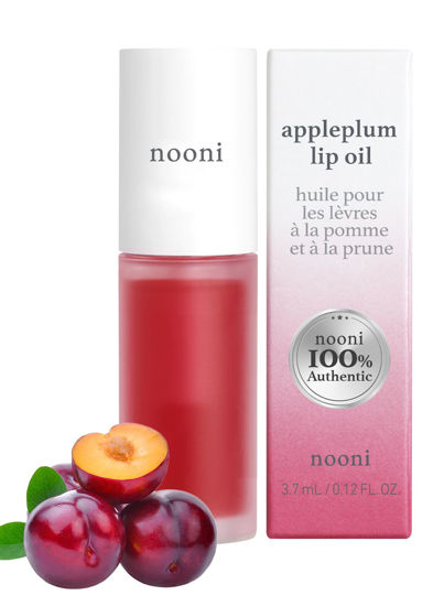 Picture of NOONI Korean Lip Oil - Appleplum | Lip Stain, Gift, Long-Lasting, Moisturizing, Plumping, Revitalizing for Dry Lips, Waterproof, No Peel Off, Korean Lip Tint, Vegan, 0.12 Fl Oz