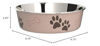 Picture of Loving Pets - Bella Bowls - Dog Food Water Bowl No Tip Stainless Steel Pet Bowl No Skid Spill Proof (Medium, Paparazzi Pink)