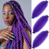 Picture of Marley Twist Braiding Hair 12 Inch Pre-separated Springy Afro Twist Hair 3 Packs Marley Hair for Faux Locs Afro Spring Twist Hair Extensions (12 Inch (Pack of 3), Purple#)