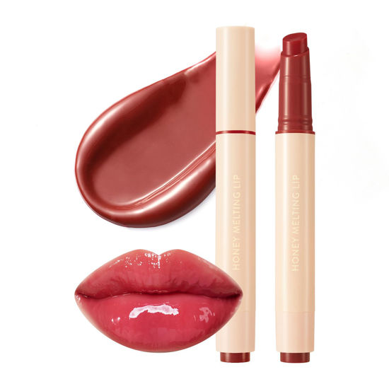 Picture of Nature Republic HONEY MELTING LIP (05 PLUM) K-BEAUTY, Lip Plumper, Tint, Balm, Korean, Lip Gloss, Cute, Glow