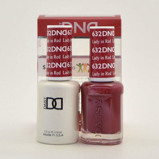 Picture of DND GEL SET (DND 632 LADY IN RED)