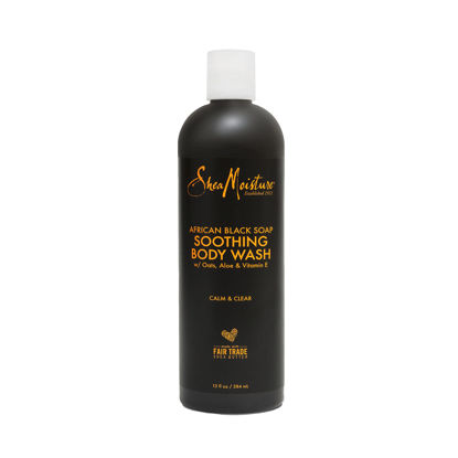 Picture of SheaMoisture Soothing Body Wash for Acne Treatment African Black Soap Paraben Free Body Wash ,13 Fl Oz (Pack of 1)