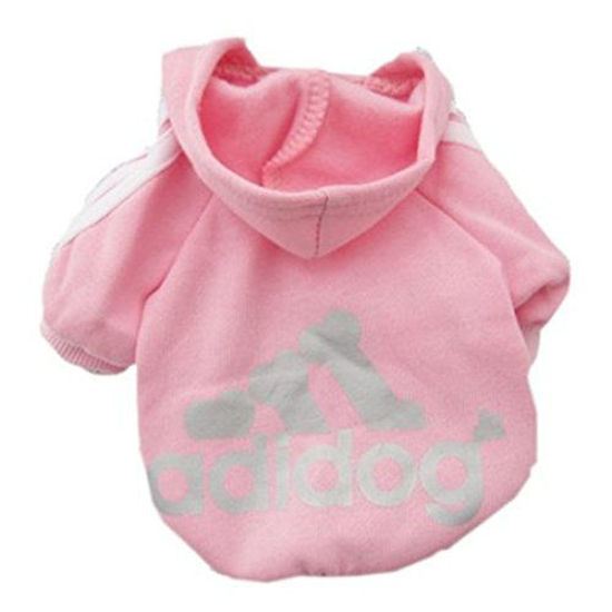 Picture of Idepet Soft Cotton Adidog Cloth Hoody for Dog, XL, Pink