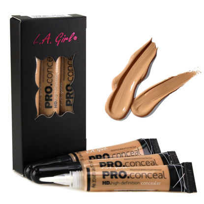 Picture of LA Girl HD Conceal High Definition Concealer (Medium Beige)(pack of 3)