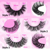 Picture of JIMIRE Russian Strip Lashes D Curl Fluffy False Eyelashes 3 Styles Mixed Faux Mink Lashes Natural Look Like Eyelash Extensions 14mm-17mm Wsipy Lashes 6d Volume Fake Lashes 20 Pairs Multipack