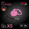 Picture of Flexi 25210758: Classic Retractable Tape Dog Leash, Pink Xs 26 Lbs 10Ft