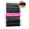 Picture of TDANCE Lash Clusters DIY Eyelash Extensions 280 Pcs Cluster Lashes Individual Reusable Mega Volume DIY Lash Extensions at Home(Thick-60D+80D,10-16mm)