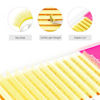 Picture of TDANCE Colorful lashes extension DD Curl 0.07mm Thickness Semi Permanent Individual Eyelash Extensions Silk Volume Lashes Professional Salon Use Mixed 8-15mm Length In One Tray (Yellow,DD-0.07,8-15mm)