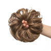 Picture of CJL HAIR Large Messy Bun Hair Piece Wavy Curly Scrunchies Synthetic Chignon Ponytail Hair Extensions Thick Updo Hairpieces for Women (Brunette/Honey Blonde)