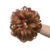 Picture of CJL HAIR Large Messy Bun Hair Piece Wavy Curly Scrunchies Synthetic Chignon Ponytail Hair Extensions Thick Updo Hairpieces for Women (Light Auburn)