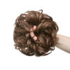 Picture of CJL HAIR Large Messy Bun Hair Piece Wavy Curly Scrunchies Synthetic Chignon Ponytail Hair Extensions Thick Updo Hairpieces for Women (Wavy, Curly, Light Brown)