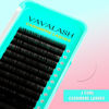 Picture of VAVALASH Cashmere Eyelash Extensions 0.03/0.05/0.07/0.15 Premium Lashes B L J Curl Volume Lash Extensions, Soft Super Matte Black Professional Lashes Extension Tray Supplies (0.15-J-8-15MM)