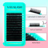 Picture of VAVALASH Cashmere Eyelash Extensions 0.03/0.05/0.07/0.15 Premium Lashes B L J Curl Volume Lash Extensions, Soft Super Matte Black Professional Lashes Extension Tray Supplies (0.15-J-8-15MM)