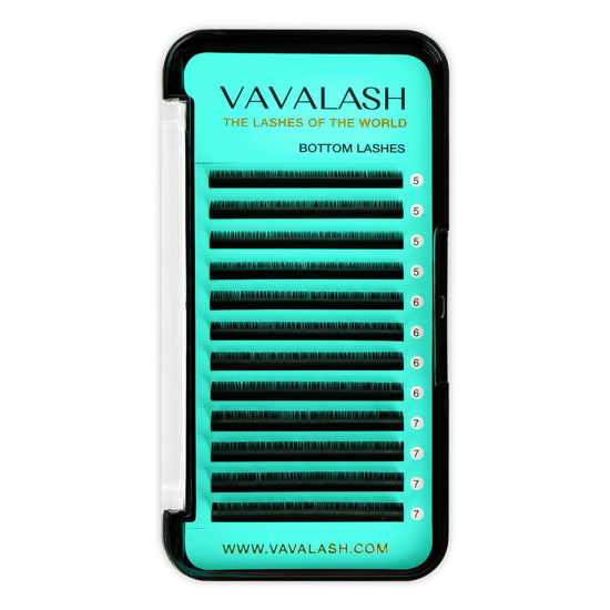 Picture of VAVALASH Bottom Lash Extensions 5/6/7mm Mixed Under Bottom Lower Eyelash Extensions Natural Bottom Lashes（0.03-B-5-7mm Mixed）