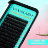 Picture of VAVALASH Cashmere Lashes 0.03/0.05/0.07/0.15 Premium Lashes Volume Eyelash Extensions 8-20MM Individual Silk Lashes, Soft Super Matte Black Professional Lashes Extension Tray Supplies (0.07-DD-16MM)