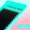 Picture of VAVALASH Cashmere Eyelash Extensions 0.03/0.05/0.07/0.15 Premium Lashes B L J Curl Volume Lash Extensions, Soft Super Matte Black Professional Lashes Extension Tray Supplies (0.07-L-8-15MM)