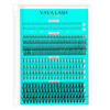 Picture of VAVALASH Individual Cluster Lashes Multi-type Mixed DIY Eyelash Extension Bottom Lashes, Volume Lashes, Wispy 7D Spikes Fans and 20D Clusters Faux Mink Slik Lash DIY at Home (4 Styles, 5-16 MM)