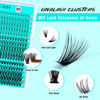 Picture of VAVALASH Lash Clusters 300Pcs 3 Styles Individual Lashes Wispy DIY Eyelash Extensions Individual Cluster Lashes Faux Mink False Lashes DIY Lashes at Home 300PCS (10D+20D+30D-0.07-D,8-16MM)