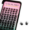 Picture of VAVALASH Lash Clusters 72 PCS DIY Eyelash Cluster Extension Light and Soft 72 Clusters Lashes Extensions Easy Full Mega Volume Lashes C/D Curl Cluster Eyelashes (AL11, D Curl-10mm)