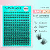 Picture of VAVALASH DIY Lash Extension Kit 168 PCS V02 Individual Cluster Lashes Kit D Curl Lash Clusters, Lash Bond and Seal, Lash Tweezer for DIY at Home Volume Wispy Soft False Lashes 168 PCS (V02-Kit)