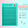 Picture of VAVALASH DIY Lash Extension Kit Individual Cluster Lashes Kit 10D 0.07-D-9-16mm Lash Clusters, Lash Bond and Seal, Lash Tweezer for DIY Eyelash Extension at Home（Kit-10D-0.07-D-9-16MIX）