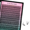 Picture of VAVALASH Individual Cluster Lashes 20D-0.07-D-16-20MIX DIY Eyelash Extension 280 Lash Clusters Faux Mink Slik Individual Lashes Easy Full Lash Extensions DIY at Home (20D-0.07-D-16-20mm Mix)