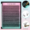 Picture of VAVALASH Individual Cluster Lashes 20D-0.07-D-16-20MIX DIY Eyelash Extension 280 Lash Clusters Faux Mink Slik Individual Lashes Easy Full Lash Extensions DIY at Home (20D-0.07-D-16-20mm Mix)