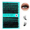 Picture of VAVALASH Lash Clusters 40D+60D Wispy Volume Individual Lashes DIY Eyelash Extensions Individual Cluster Lashes Faux Mink False Lashes DIY Lashes at Home (40D+60D,10-16MIX)