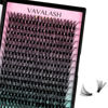 Picture of VAVALASH Individual Cluster Lashes 40D-0.07-C-16-20MIX DIY Eyelash Extension 280 Lash Clusters Faux Mink Slik Individual Lashes Easy Full Lash Extensions DIY at Home (40D-0.07-C-16-20mm Mix)