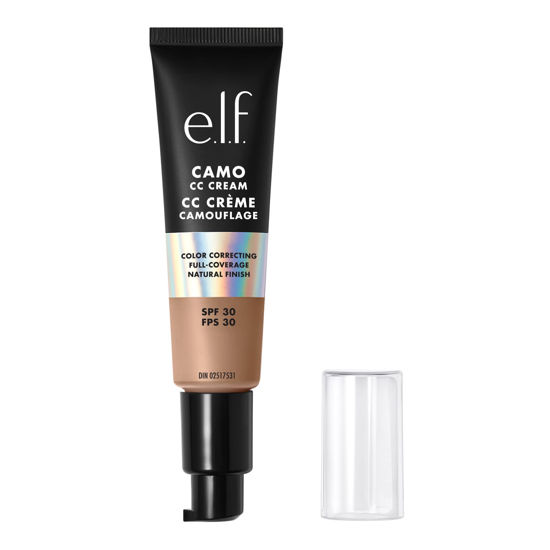 Picture of e.l.f. Camo CC Cream, Color Correcting Medium-To-Full Coverage Foundation with SPF 30, Medium 370 N, 1.05 Oz (30g)