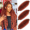 Picture of Afro Twist Hair 18 Inch 3 Packs, Springy Afro Twist Hair Pre Fluffed Spring Twist Hair Pre Separated Wrapping Hair for Soft Locs Hair Extensions (18 Inch (Pack of 3), 350#)