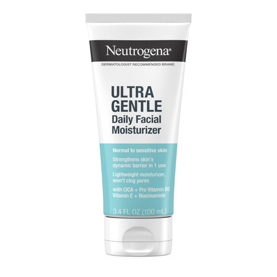 Picture of Neutrogena Fragrance Free Daily Facial Moisturizer, Face Moisturizer for Sensitive & Dry Skin with Vitamin B3, Pro-Vitamin B5 & Vitamin E, Supports Skin's Dynamic Barrier, 3.4 fl. oz