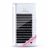 Picture of LANKIZ Eyelash Extensions Individual Lashes 0.2mm C Curl 14mm Mink Eyelash Extension Supplies 8-15mm Classic Lash Extensions Professional