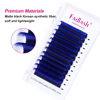 Picture of Colored Lash Extensions Lash Extensions Easy Fan Volume Lashes C/D Curl Volume Lash Extensions 0.07 FADLASH Self Fanning Eyelash Extension Supplies (Blue-0.07D, 17mm)