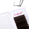 Picture of Colored Lash Extensions Dark Brown Lash Extensions Easy Fan Volume Lashes C/D Curl Volume Lash Extensions 0.07 FADLASH Self Fanning Eyelash Extension Supplies (Dark Brown-0.07C, 15-20mm)