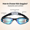 Picture of Aegend Kids Swim Goggles, Pack of 2 Swimming Goggles for Children Boys & Girls Age 3-14