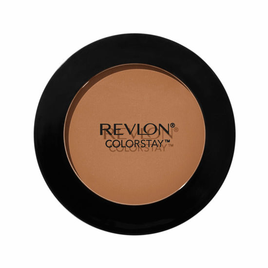 Picture of Revlon ColorStay Pressed Powder, Longwearing Oil Free, -Fragrance Free, Noncomedogenic Face Makeup, Mocha (450), 0.3 Oz