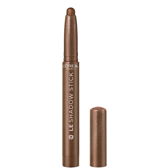 Picture of L'Oreal Paris Makeup Le Shadow Stick Eyeshadow, Blendable, Smudge-Resistant, Cream Eyeshadow, 240 Brown Abyss (Shimmering Rich Brown)