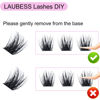 Picture of Cluster Lashes 72pcs Individual Lashes D Curl Lash Clusters Fluffy Volume Eyelash Clusters Soft DIY Lash Extension Kit Cluster Eyelash Extensions (03-0.07D, 16mm)