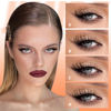 Picture of JIMIRE 20 Pairs Hlaf False Eyelashes with Clear Band Half Lashes Wispy Short Accent Lashes 4 Styles Mixed Cat Eye Mink Lashes Fluffy 3/4 Corner Fake Half Lashes Cat Eye Natural Look