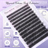 Picture of Pawotence Lash Clusters Full 80D Individual Lashes Cluster Eyelash Extensions 10-20mm Mix Eyelash Clusters 240pcs Lash Extension for Self Application at Home (Mink 80D, 0.07D, 10-20mm)