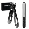 Picture of Nail Clippers for Thick Nails -Stainless Steel Heavy Duty, Wide Mouth Professional Fingernail and Toenail Clippers Set for Men, Women & Seniors,Black