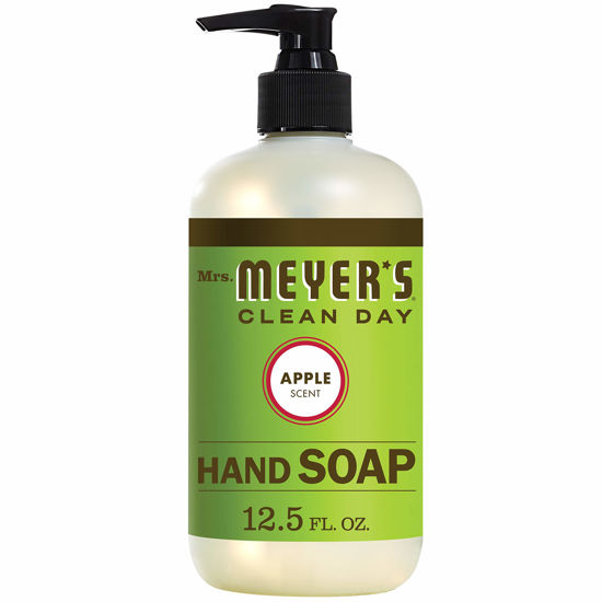 Picture of Mrs. Meyer's Hand Soap, Made with Essential Oils, Biodegradable Formula, Apple, 12.5 Fl. Oz