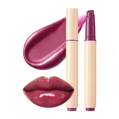 Picture of Nature Republic HONEY MELTING LIP 6-10 (09 GRAPE) K-BEAUTY, Lip Plumper, Tint, Balm, Korean, Lip GlossCute, Glow