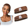 Picture of Dreamlover Wig Grip Headband, Velvet Wig Grip, Brown Wig Grip Band, 2 Pieces