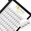 Picture of QUEWEL Premade Fans Middle Part 3D/4D/5D/6D/7D/8D/10D | 0.07 0.10 | Curl C/D | 10 - 18mm Length | Long Lasting Easy Application Short Stem Russian Volume Eyelash Extensions (4D-0.07C-Mix9-16)