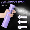 Picture of IMPORX Continuous Spray Bottle for Hair (10.1oz/300ml) 2 Pack Purple Home Essentials Spray Bottles For Cleaning Empty Ultra Fine Water Mister Sprayer For Hairstyling Garden Plants Curly Hair Etc